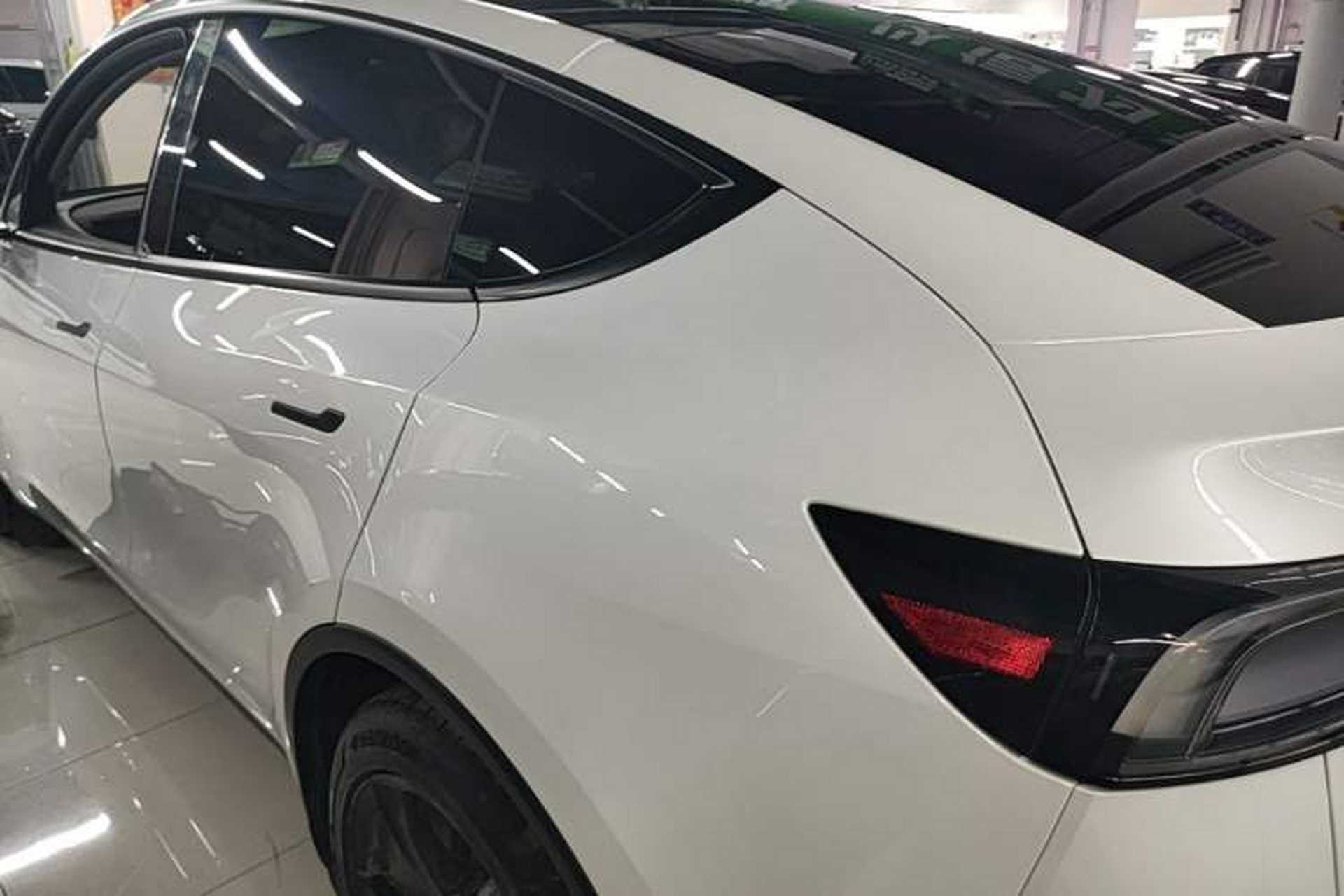 Used Tesla Model Y 2025 Updated Version Long-Range All-Wheel Drive Rear Left 45 Deg