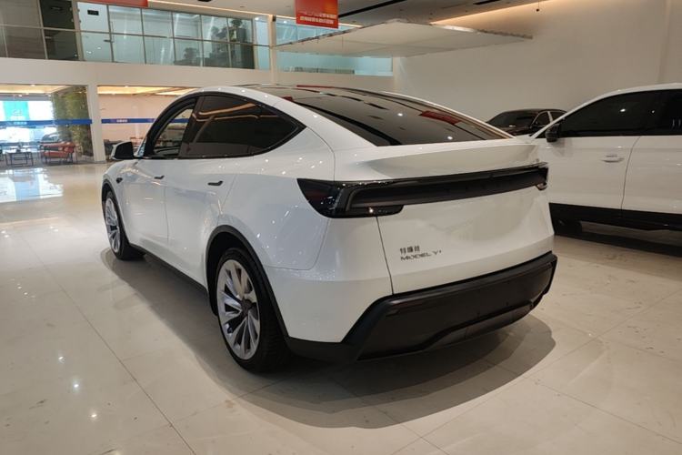 Used Tesla Model Y 2025 Updated Version Long-Range All-Wheel Drive Rear Left 45 Deg