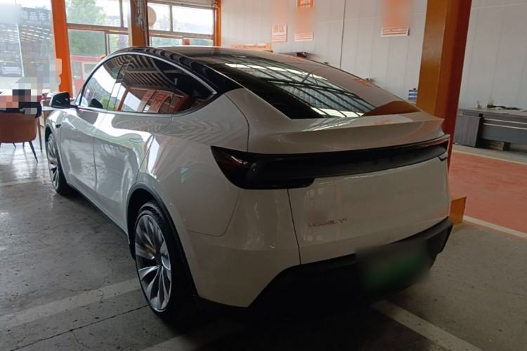 Used Tesla Model Y 2025 Updated Version Long-Range All-Wheel Drive Rear Left 45 Deg