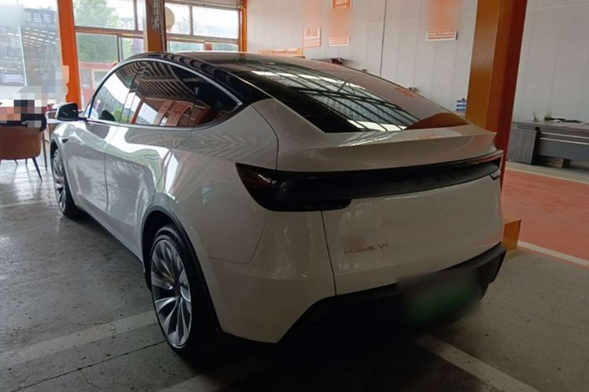 Used Tesla Model Y 2025 Updated Version Long-Range All-Wheel Drive Rear Left 45 Deg