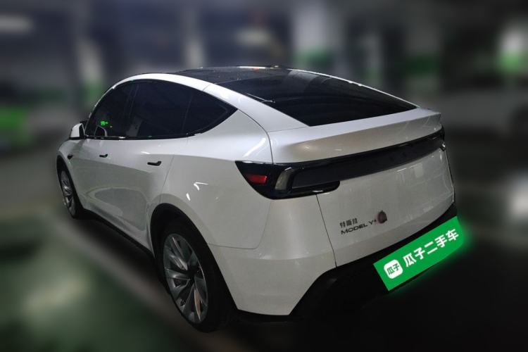 Used Tesla Model Y 2025 Updated Version Long-Range All-Wheel Drive Rear Left 45 Deg