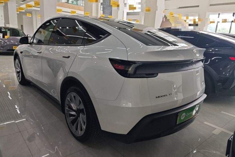 Used Tesla Model Y 2025 Long-Range All-Wheel Drive First Edition Rear Left 45 Deg