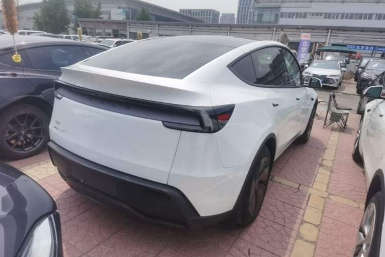 Used Tesla Model Y 2025 Long-Range All-Wheel Drive First Edition Rear Right 45 Deg