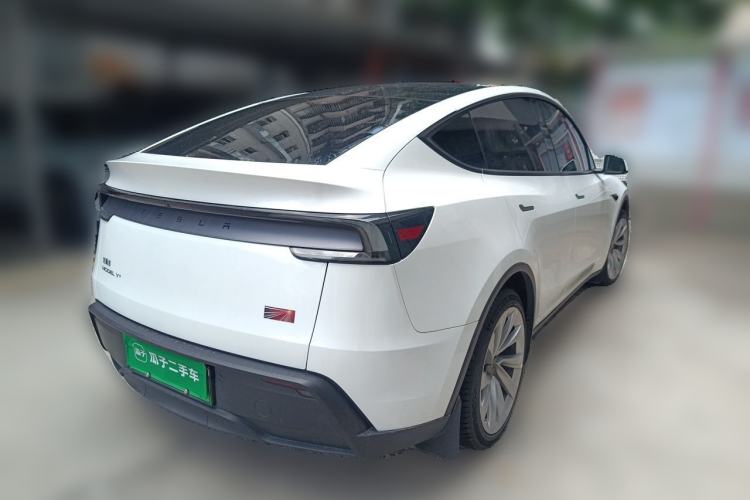 Used Tesla Model Y 2025 Long-Range All-Wheel Drive First Edition Rear Right 45 Deg