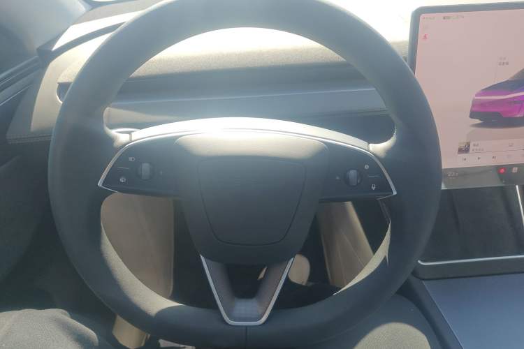 Used Tesla Model Y 2025 Long-Range All-Wheel Drive First Edition Steering Wheel