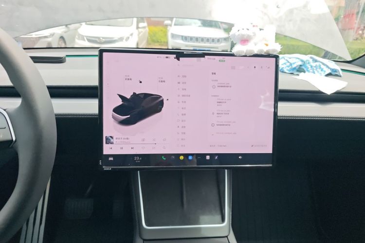 Used Tesla Model Y 2026 Facelifted Long-Range Rear-Drive Model Audio And AC Panel