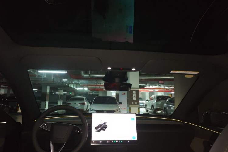 Used Tesla Model Y 2026 Model Long-Range Rear-Wheel-Drive Version Headliner