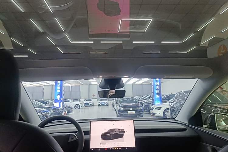 Used Tesla Model Y 2026 Model Long-Range Rear-Wheel-Drive Version Headliner