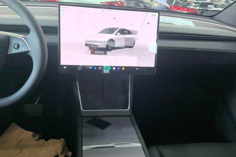 Used Tesla Model Y 2026 Facelifted Long-Range Rear-Drive Model Audio And AC Panel