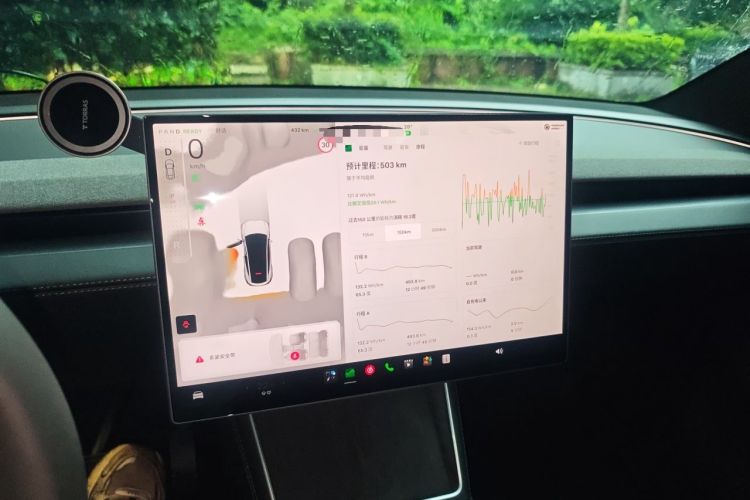 Used Tesla Model Y 2026 Rear-Drive Model Audio And AC Panel