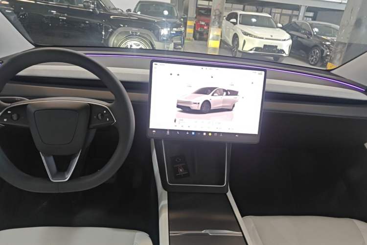 Used Tesla Model Y 2026 Model Long-Range Rear-Wheel-Drive Version Audio And AC Panel