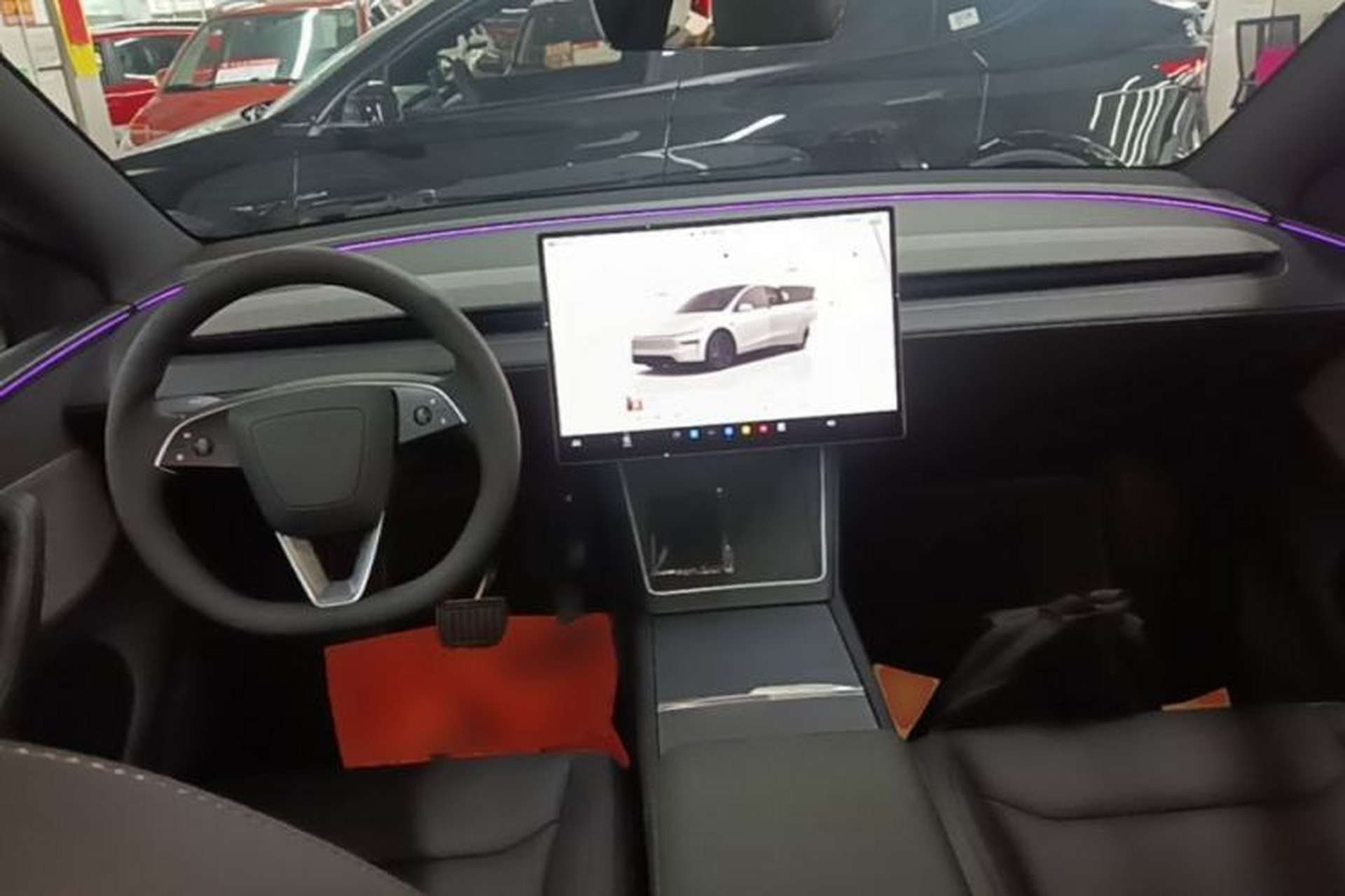 Used Tesla Model Y 2026 Rear-Drive Model Center Console