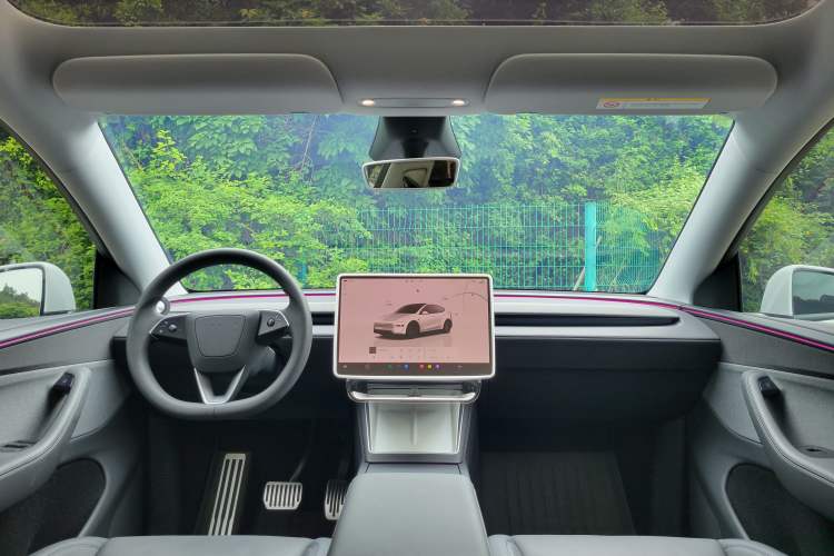 Used Tesla Model Y 2026 Model Long-Range Rear-Wheel-Drive Version Headliner