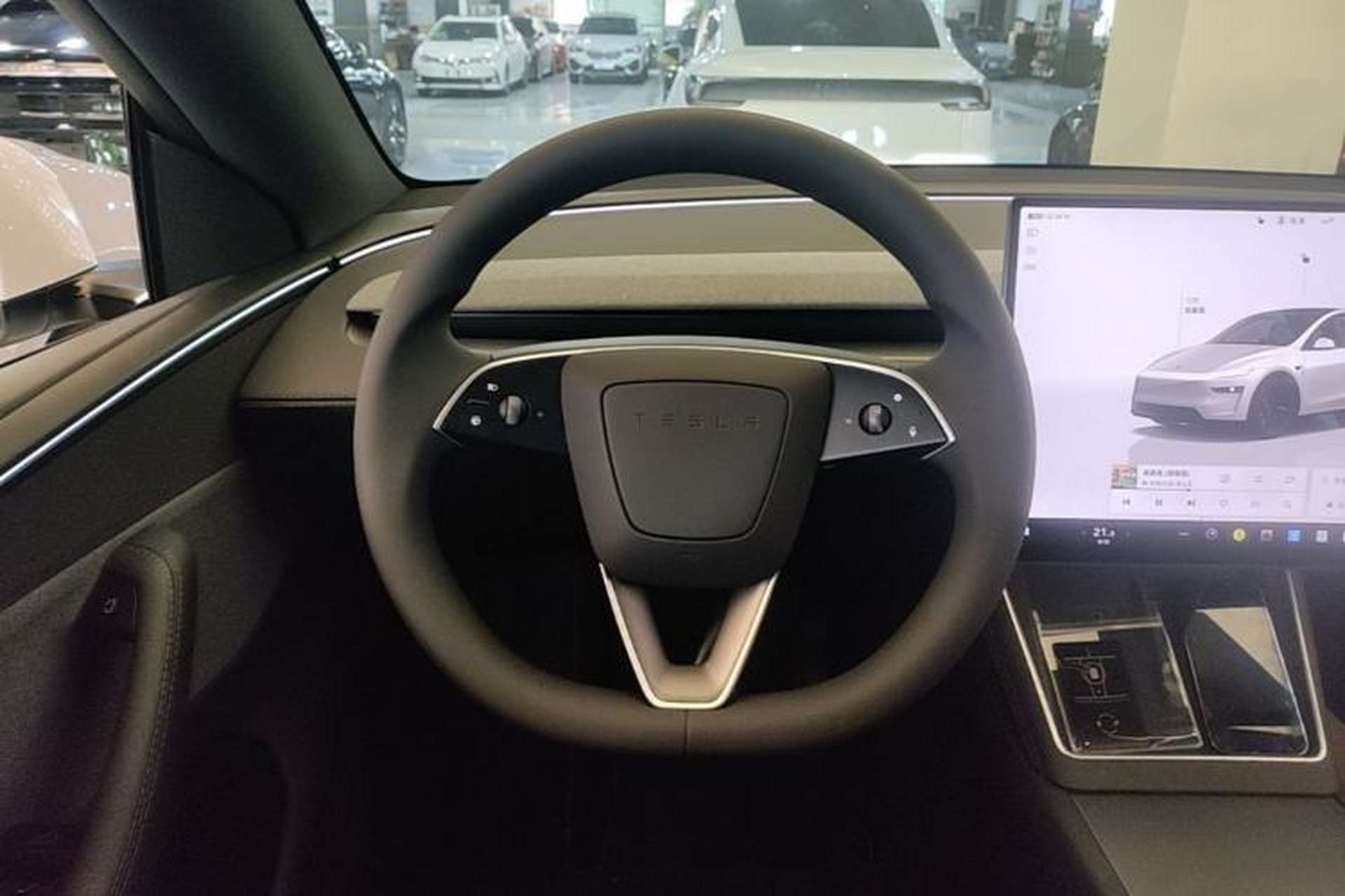 Used Tesla Model Y 2026 Rear-Drive Model Steering Wheel