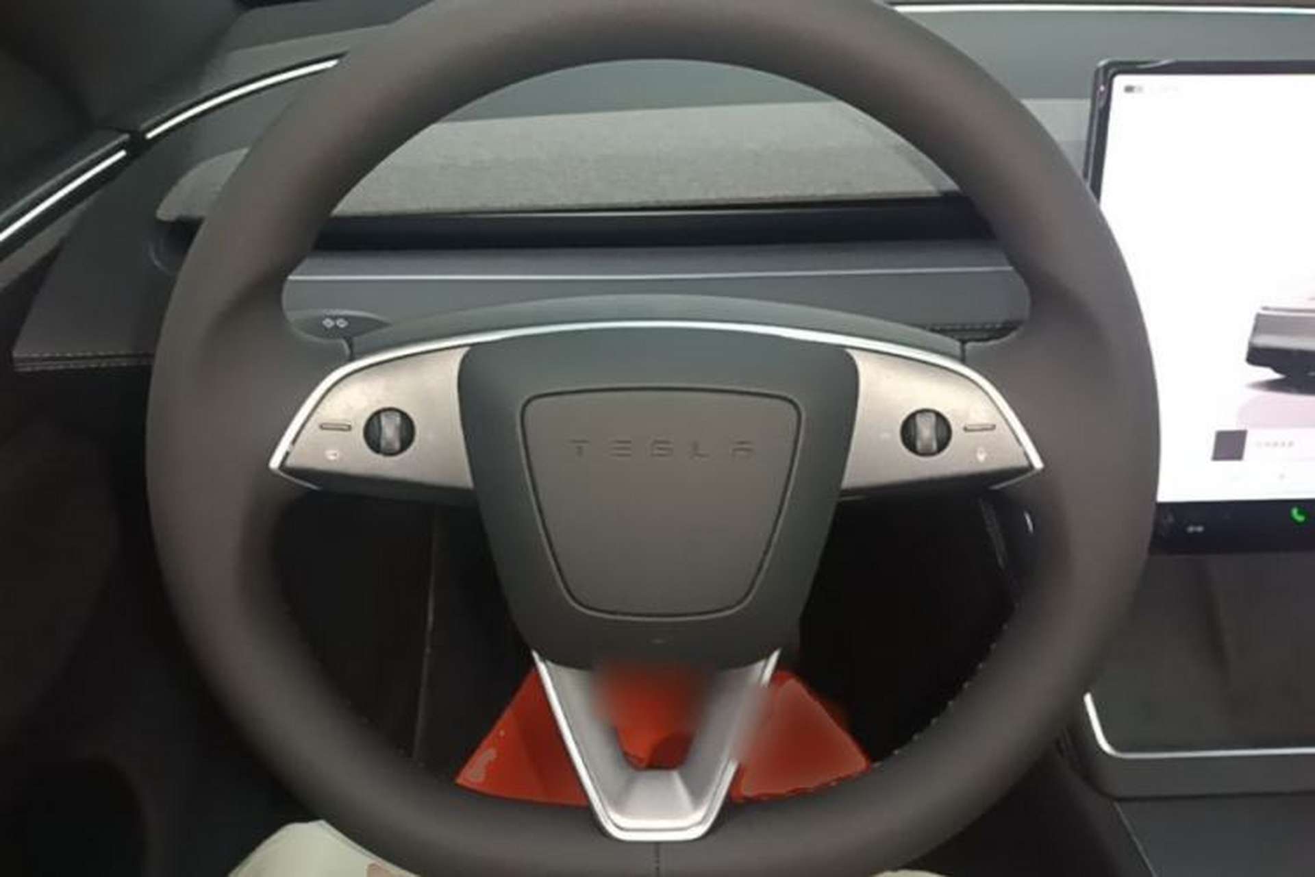 Used Tesla Model Y 2026 Long-Range All-Wheel-Drive Model Steering Wheel