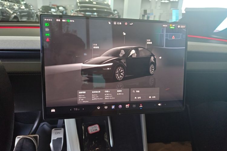 Used Tesla Model Y L 2025 Model Long-Range All-Wheel-Drive Version Audio And AC Panel