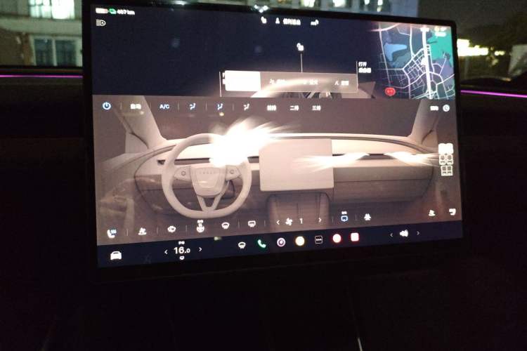 Used Tesla Model Y L 2025 Model Long-Range All-Wheel-Drive Version Audio And AC Panel