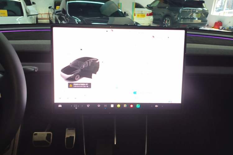 Used Tesla Model Y L 2025 Model Long-Range All-Wheel-Drive Version Audio And AC Panel