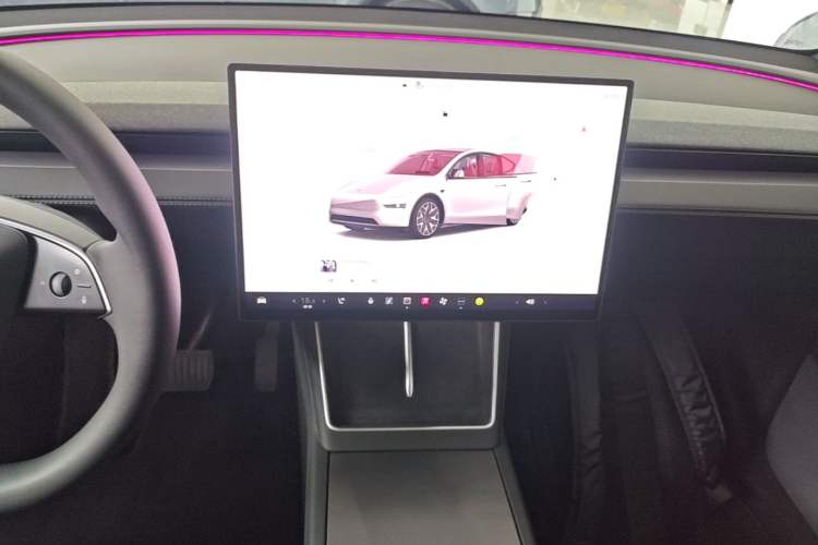 Used Tesla Model Y L 2025 Model Long-Range All-Wheel-Drive Version Audio And AC Panel