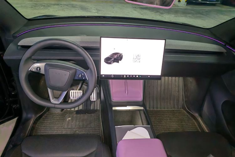 Used Tesla Model Y L 2025 Model Long-Range All-Wheel-Drive Version Audio And AC Panel