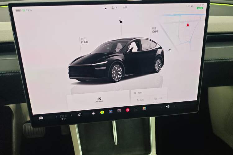 Used Tesla Model Y L 2025 Model Long-Range All-Wheel-Drive Version Audio And AC Panel