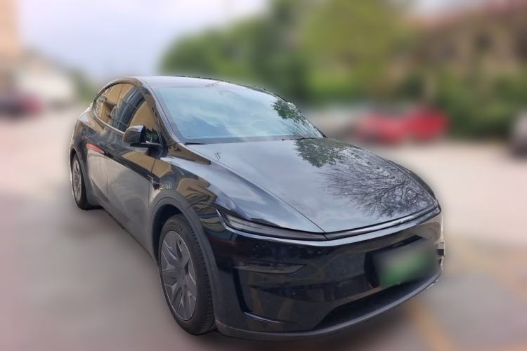 Used Tesla Model Y L 2025 Model Long-Range All-Wheel-Drive Version Front Right 45 Deg