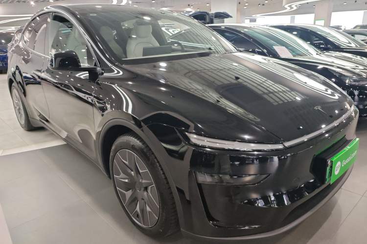 Used Tesla Model Y L 2025 Model Long-Range All-Wheel-Drive Version Front Right 45 Deg
