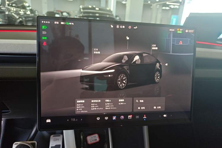 Used Tesla Model Y L 2025 Model Long-Range All-Wheel-Drive Version Instrument Cluster