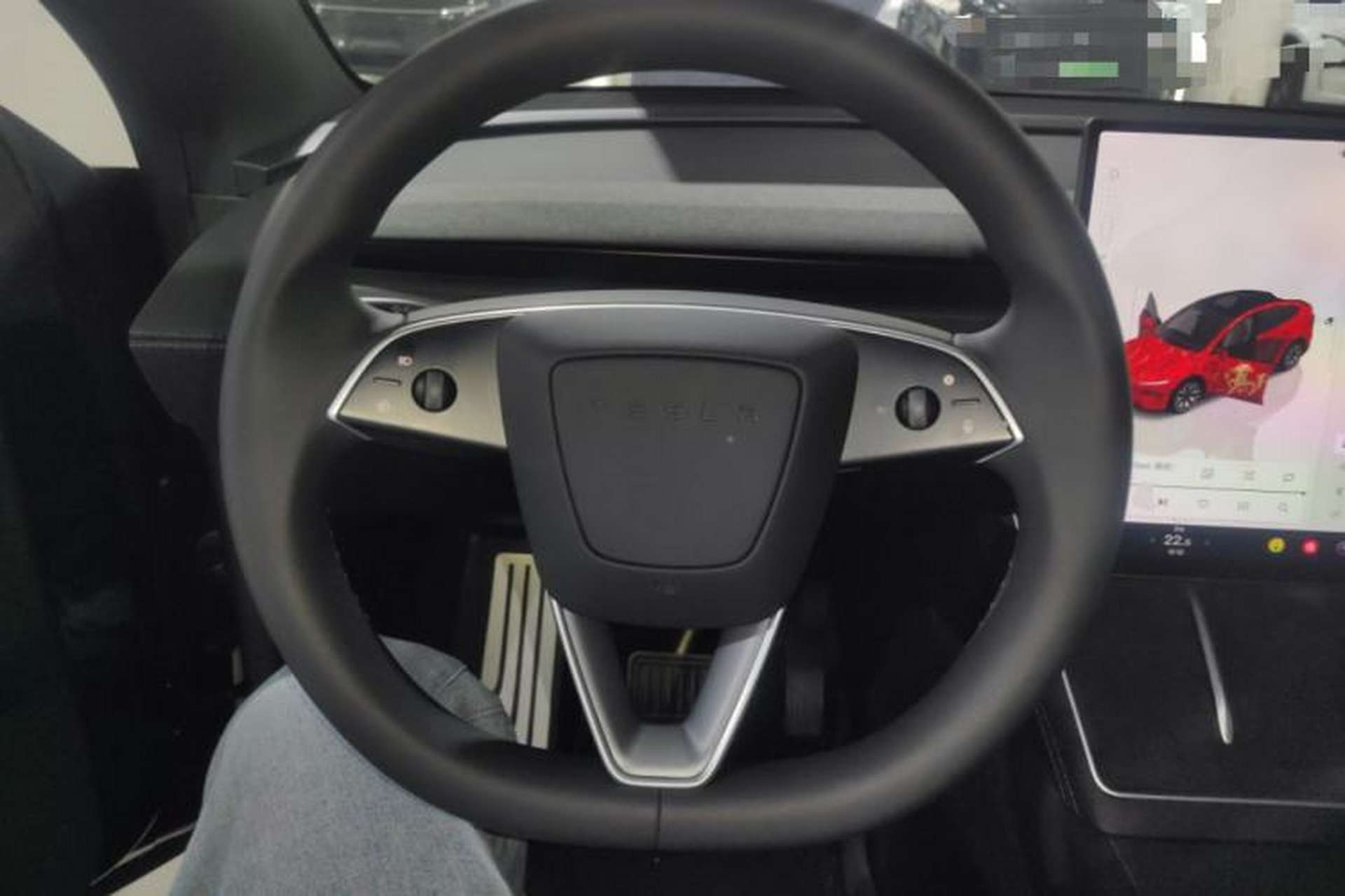Used Tesla Model Y L 2025 Model Long-Range All-Wheel-Drive Version Steering Wheel