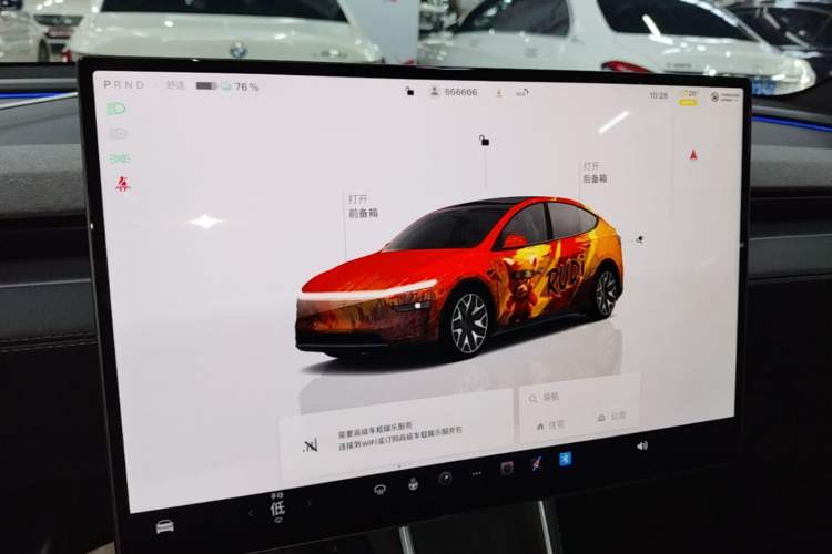 Used Tesla Model Y L 2025 Model Long-Range All-Wheel-Drive Version Audio And AC Panel