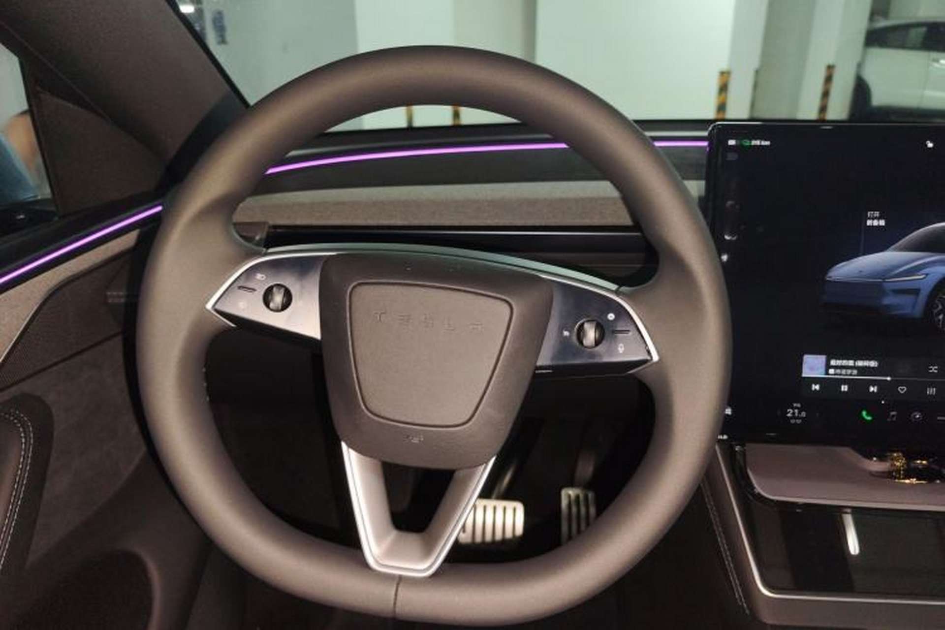 Used Tesla Model Y L 2025 Model Long-Range All-Wheel-Drive Version Steering Wheel