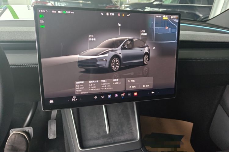 Used Tesla Model Y L 2025 Model Long-Range All-Wheel-Drive Version Audio And AC Panel