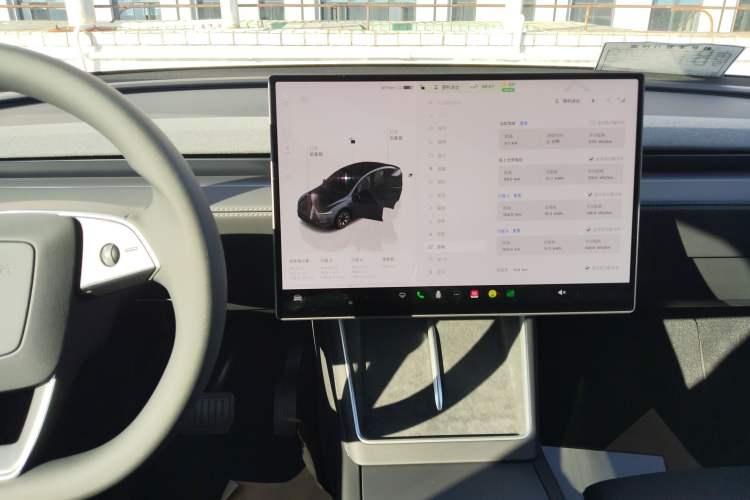 Used Tesla Model Y L 2025 Model Long-Range All-Wheel-Drive Version Audio And AC Panel