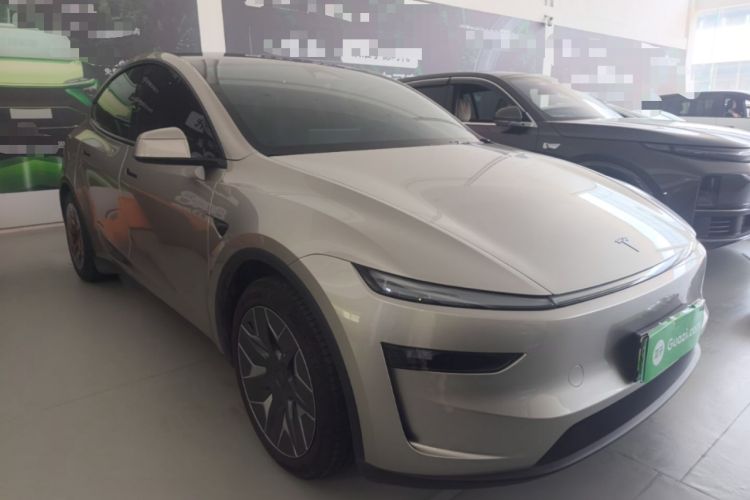 Used Tesla Model Y L 2025 Model Long-Range All-Wheel-Drive Version Front Right 45 Deg