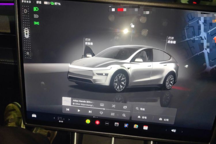 Used Tesla Model Y L 2025 Model Long-Range All-Wheel-Drive Version Instrument Cluster