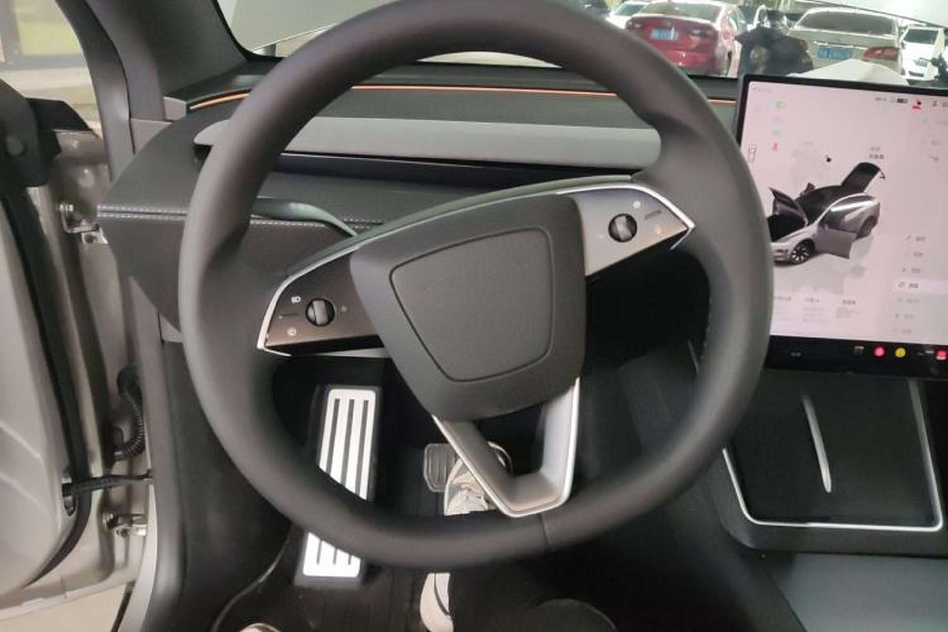 Used Tesla Model Y L 2025 Model Long-Range All-Wheel-Drive Version Steering Wheel