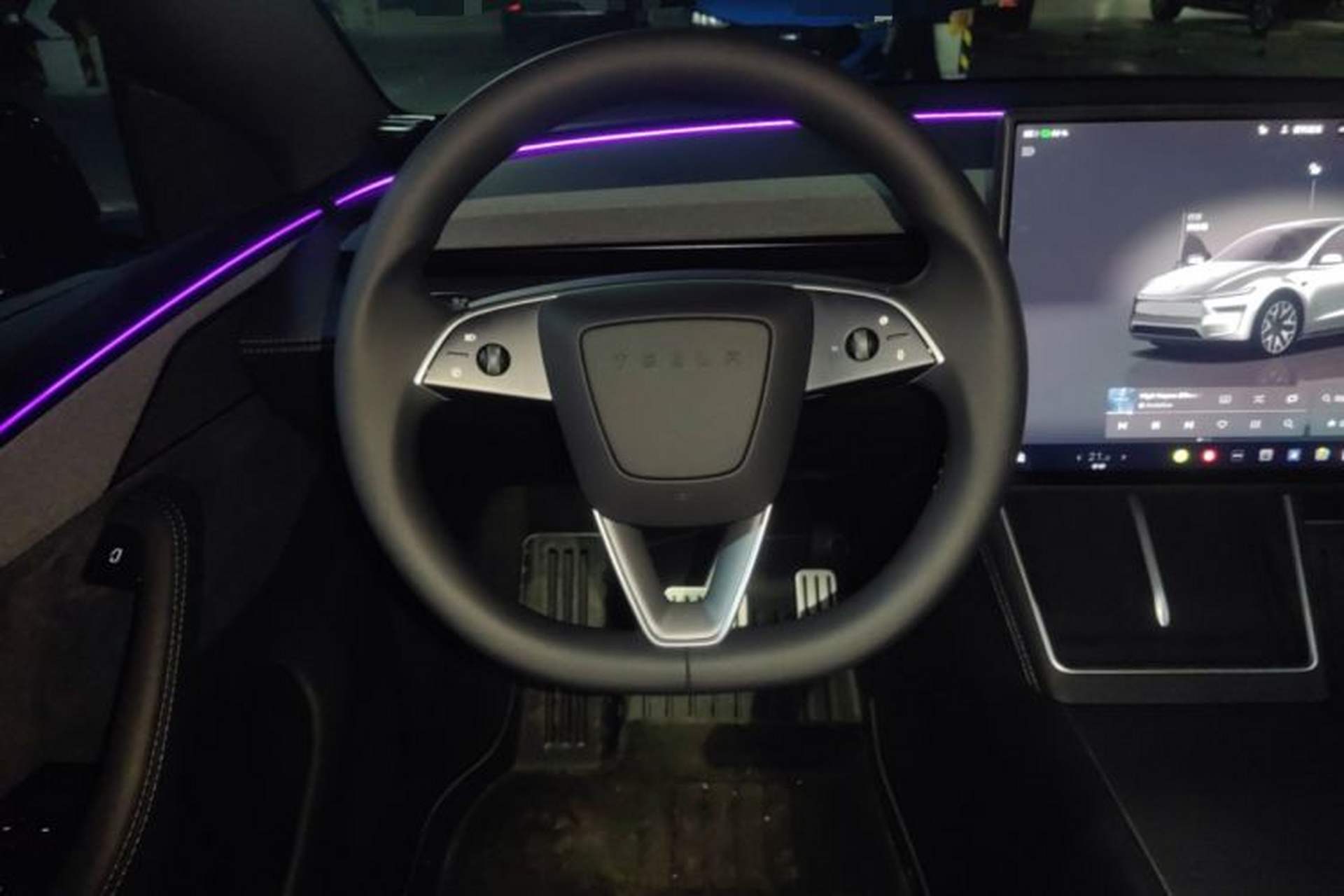 Used Tesla Model Y L 2025 Model Long-Range All-Wheel-Drive Version Steering Wheel