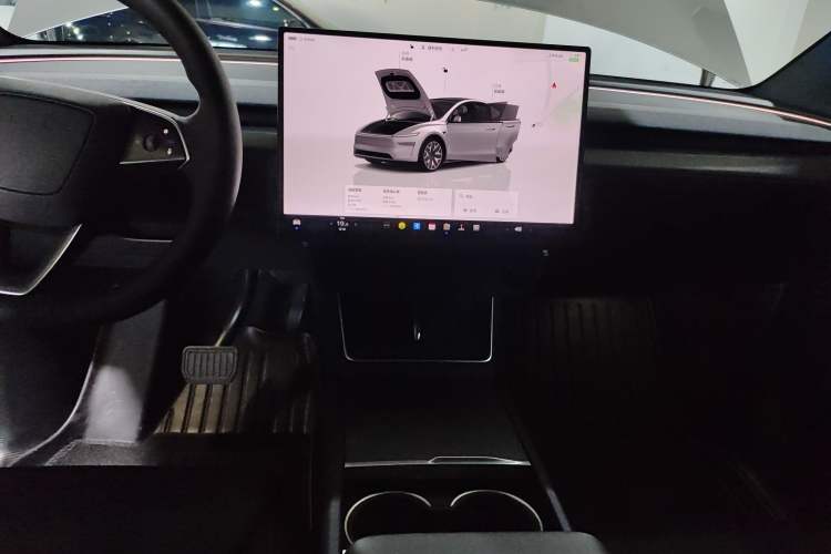 Used Tesla Model Y L 2025 Model Long-Range All-Wheel-Drive Version Audio And AC Panel