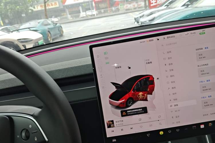 Used Tesla Model Y L 2025 Model Long-Range All-Wheel-Drive Version Gear Lever