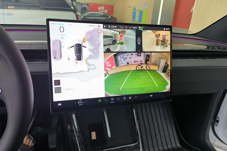 Used Tesla Model Y L 2025 Model Long-Range All-Wheel-Drive Version Audio And AC Panel