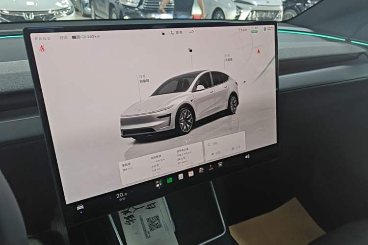 Used Tesla Model Y L 2025 Model Long-Range All-Wheel-Drive Version Audio And AC Panel