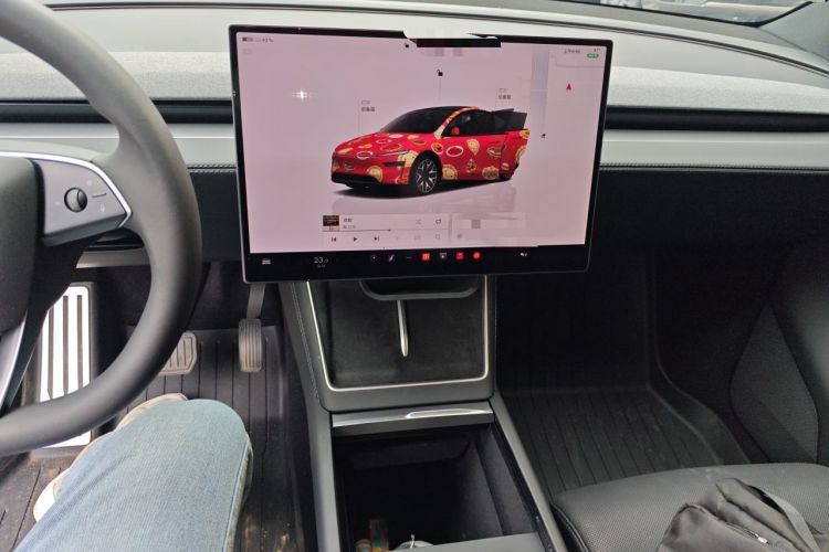 Used Tesla Model Y L 2025 Model Long-Range All-Wheel-Drive Version Audio And AC Panel