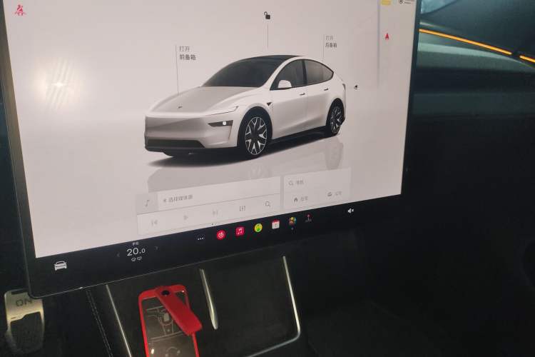 Used Tesla Model Y L 2025 Model Long-Range All-Wheel-Drive Version Audio And AC Panel