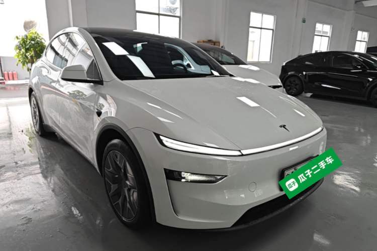 Used Tesla Model Y L 2025 Model Long-Range All-Wheel-Drive Version Front Right 45 Deg