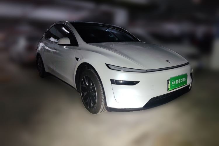 Used Tesla Model Y L 2025 Model Long-Range All-Wheel-Drive Version Front Right 45 Deg
