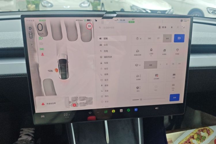 Used Tesla Model Y L 2025 Model Long-Range All-Wheel-Drive Version Instrument Cluster