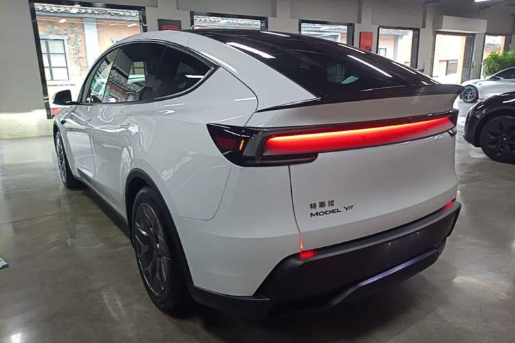 Used Tesla Model Y L 2025 Model Long-Range All-Wheel-Drive Version Rear Left 45 Deg