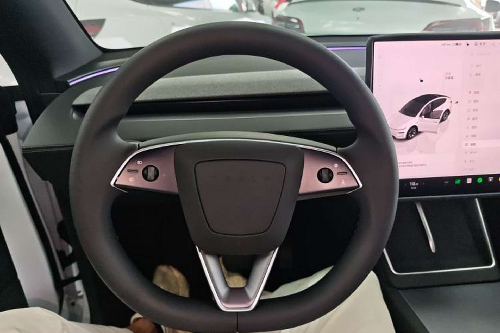 Used Tesla Model Y L 2025 Model Long-Range All-Wheel-Drive Version Steering Wheel