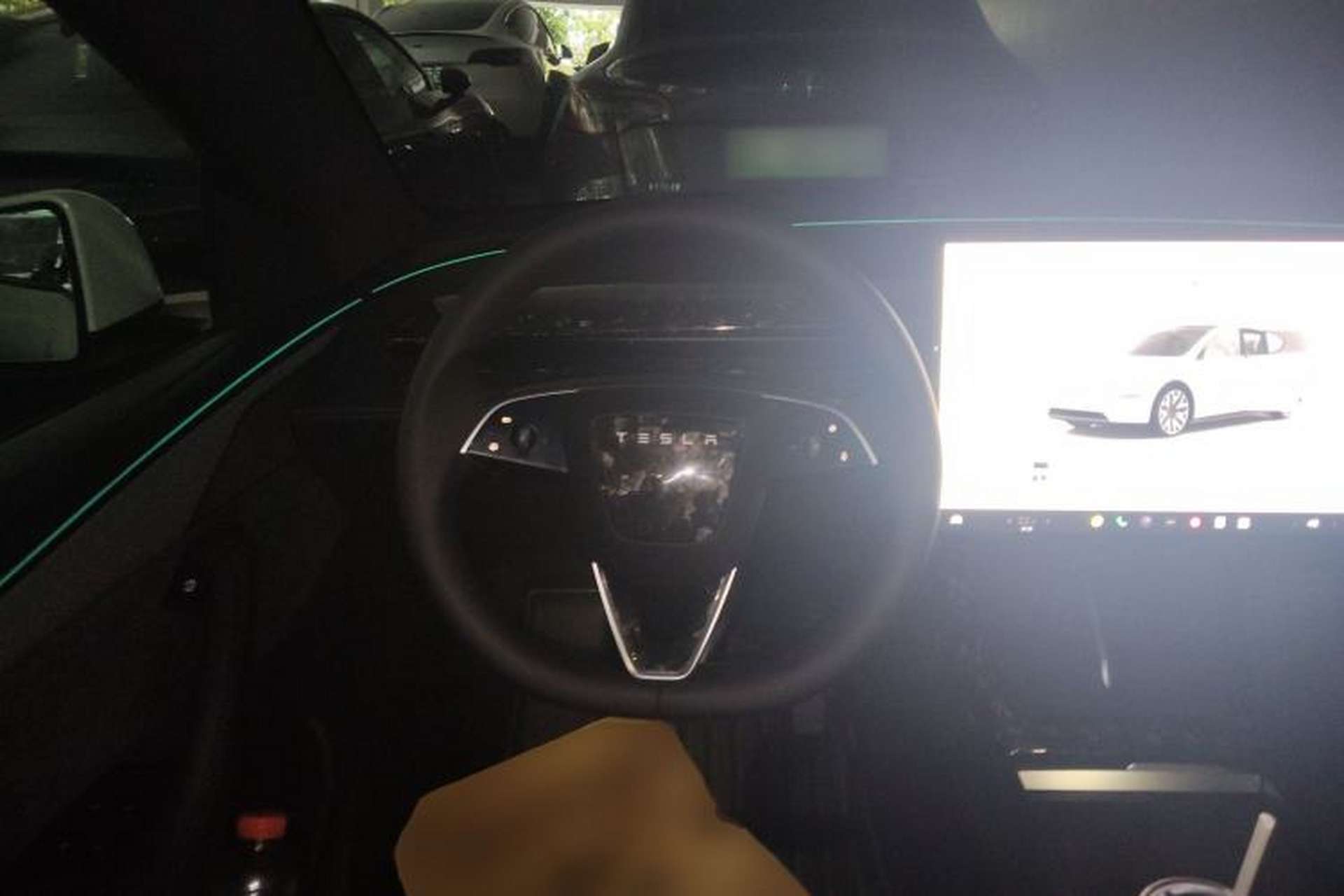 Used Tesla Model Y L 2025 Model Long-Range All-Wheel-Drive Version Steering Wheel