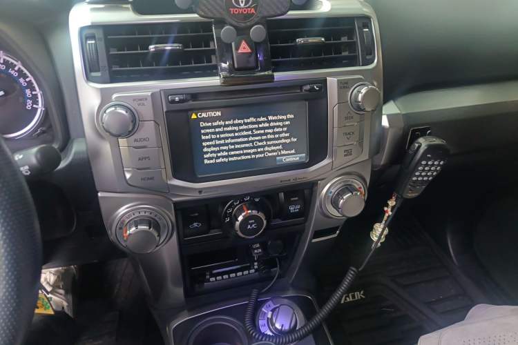 Used Toyota 4Runner 2018 4.0L SR5 Sunroof U.S. Specification Audio And AC Panel